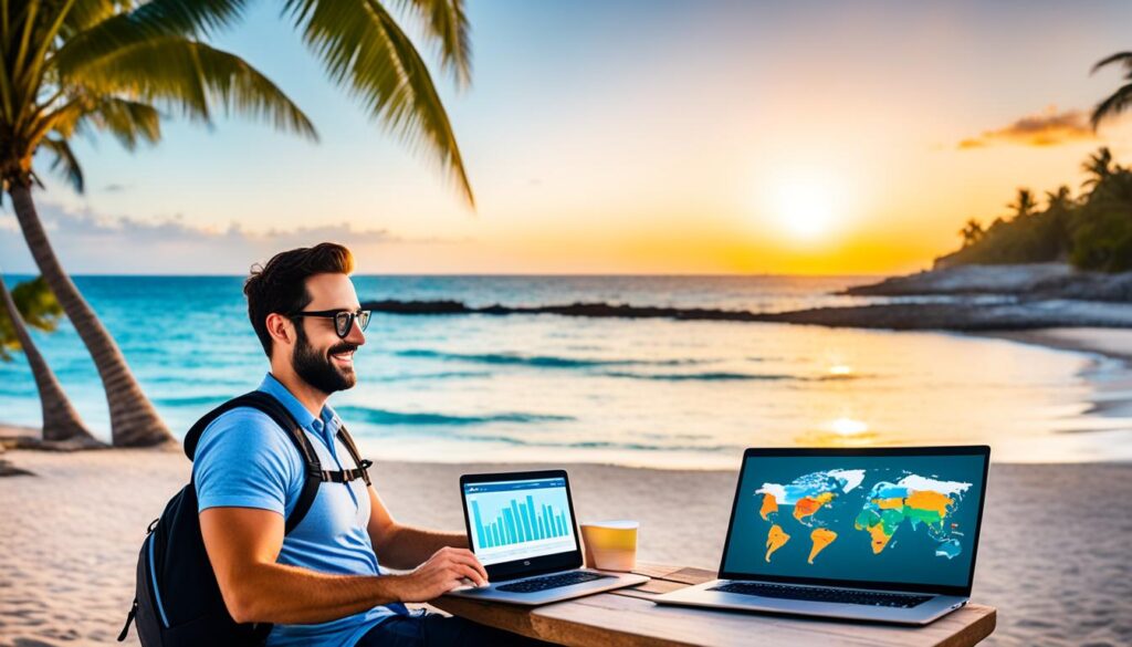 digital nomad lifestyle image