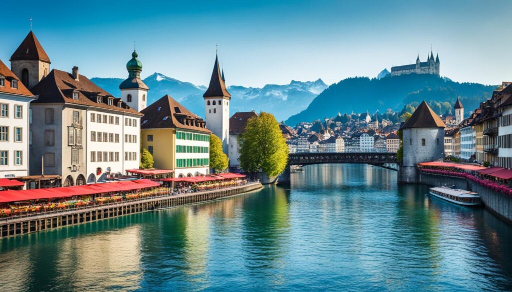 Lucerne cityscape