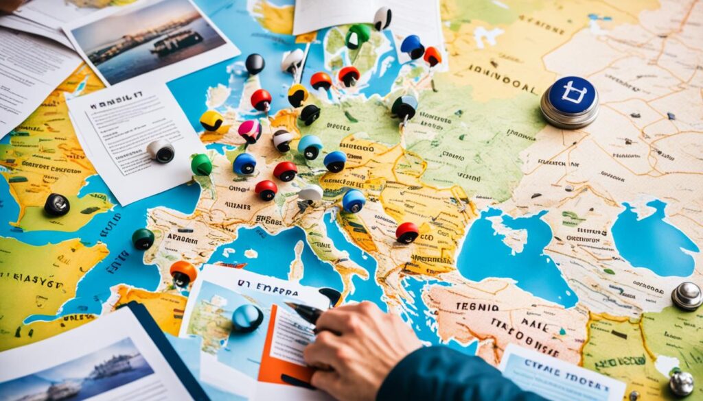 planning Europe itinerary