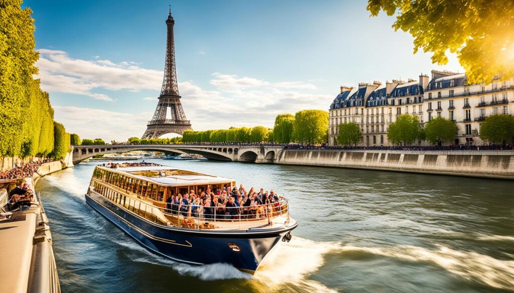 boat cruise on the Seine River